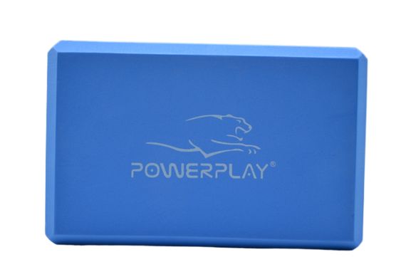 Блоки для йоги 2 шт. (пара) PowerPlay 4006 Yoga Brick EVA Сині | Зображення 4