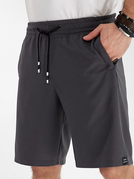 Мужские классические шорты с карманами на молнии больших размеров и батал DE1107 цвет темно-серый, размер 54 | Зображення 5