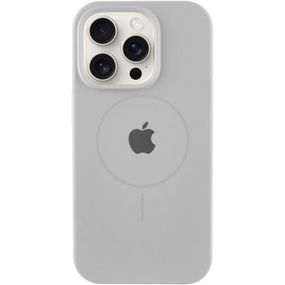 Чохол Silicone Case Full Protective (AA) with MagSafe для Apple iPhone 16 Pro Max (6.9") Сірий / Light Grey