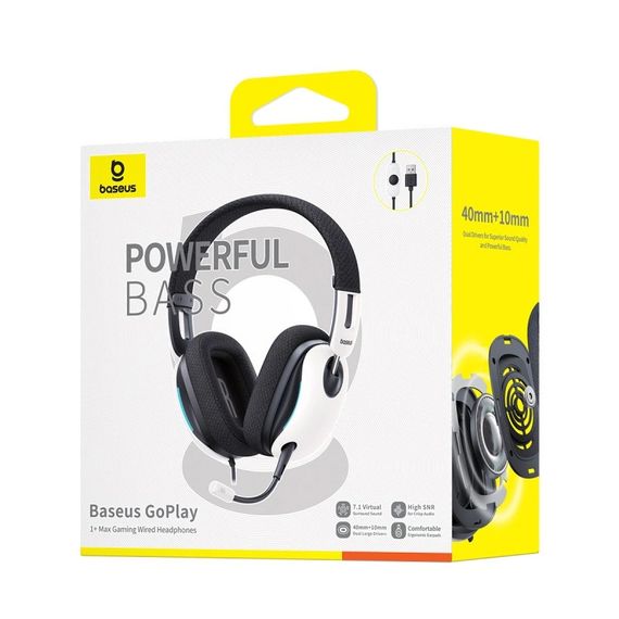 Накладні навушники Baseus OS GoPlay 1+ Max Gaming (USB-A/2m) (A00181003213-00) | Зображення 6