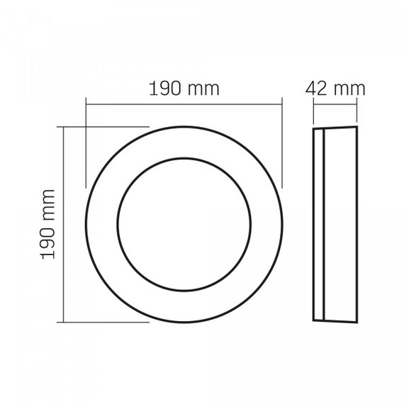 Вуличний світильник світлодіодний VIDEX ART 15W 5000K 220V IP65 VL-BHFR-155B захищений круглий чорний | Зображення 4