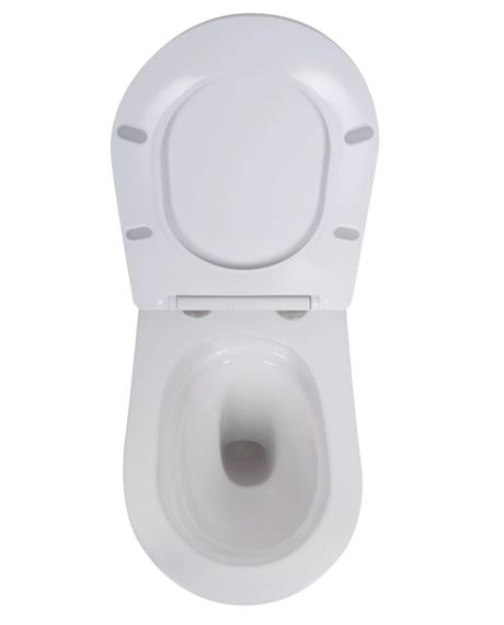 Набір Qtap Nest 4 в 1 підвісний унітаз Robin Ultra Quiet 520x365x365 + комплект інсталяції QT13332381AW47505 | Зображення 4