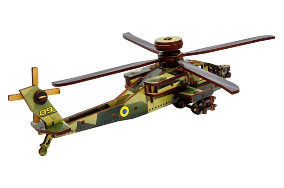 Конструктор Puz-00954 Sky Chopper, дерев'яний PuzzleOk | Зображення 5