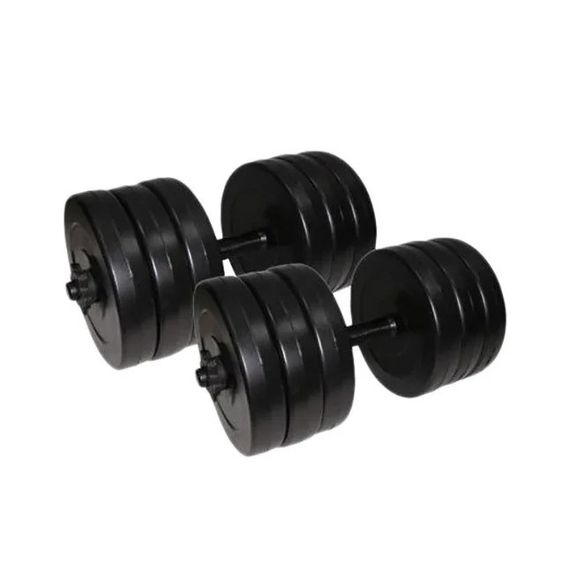 Гантели наборные композитные в пластиковой оболочке 2 шт по 15,5 кг Rock Pro NE-PL-G-015-2