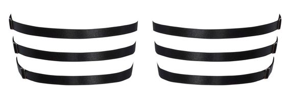 Сексуальные подвязки для ног с заклепками Suspender Garters sexstyle | Зображення 4