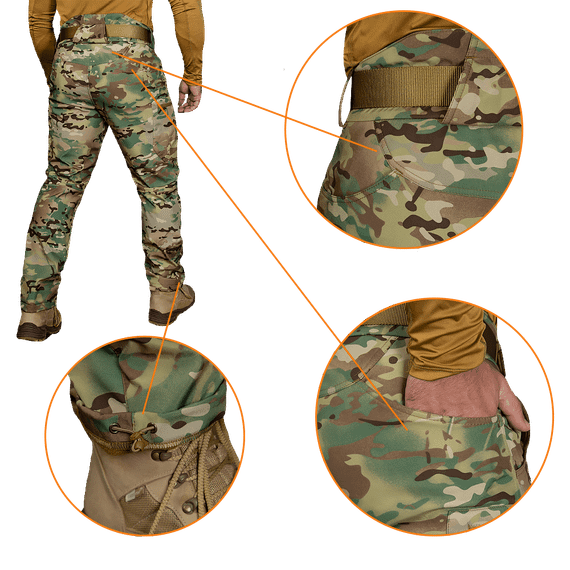 Штани SoftShell Vent Multicam (7276), S | Зображення 5