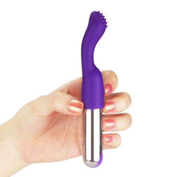 Кліторальний стимулятор - IJOY Rechargeable Versatile Tickler Purple Sex Aura | Зображення 4