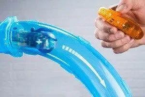 Светящиеся трубопроводные гонки CHARIOTS SPEED PIPES трубопроводный автотрек гоночный трек (37 деталей) | Зображення 5