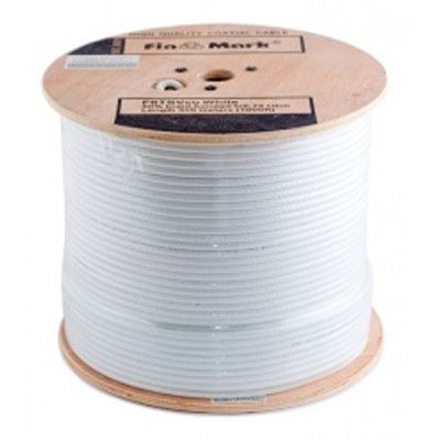Кабель телевизионный FinMark RG-6 TRISHIELD, CU, 305м, white (F6TSVcu_305_white) | Зображення 1
