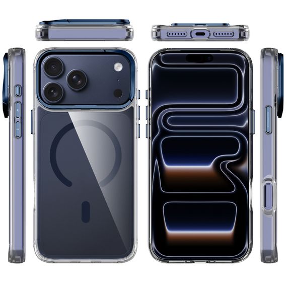 Чохол TPU Space Case Apex with Magnetic Fit для Apple iPhone 17 Pro Max / 18 Pro Max (6.9") Deep Blue | Зображення 2