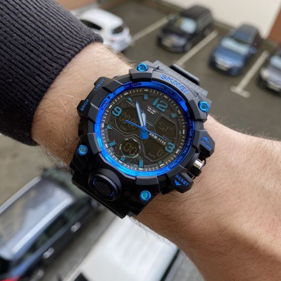 Skmei 1155 Black Blue | Зображення 2