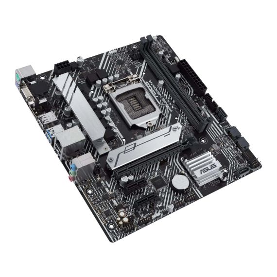 Материнcька плата ASUS PRIME H510M-A s1200 H510 2xDDR4 M.2 HDMI DP D-Sub mATX 90MB17C0-M0EAY0 | Зображення 3