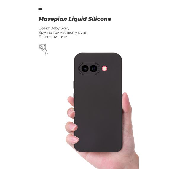 Чохол до мобільного телефона Armorstandart ICON Google Pixel 9a Camera cover Black (ARM83646) | Зображення 5