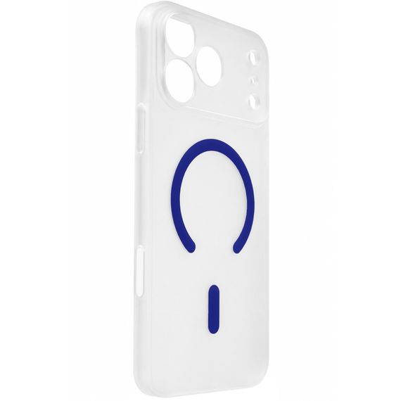 Чохол PC Slim Matte with Magnetic Fit (camera button) для Apple iPhone 17 Pro (6.3") Blue