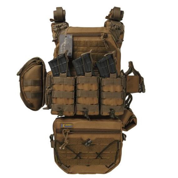 плитоноска Warmor Gen.3 Pro Max + 9 підсумків койот | Зображення 2