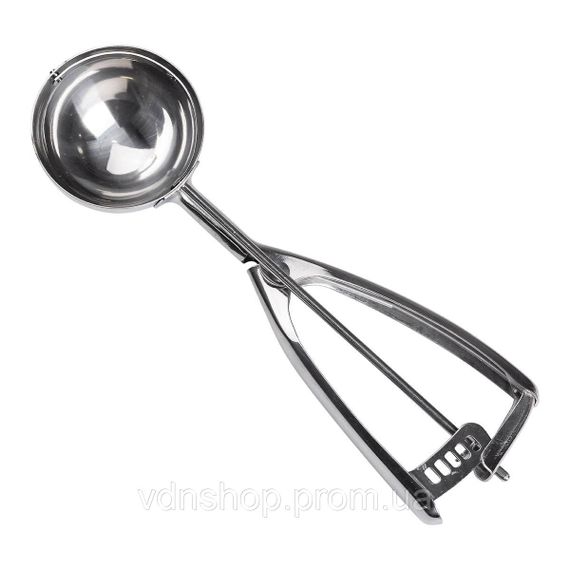 Кругла ложка для морозива 22×6,5 см з нержавіючої сталі HP-19-20-6,5x22,8CM | Зображення 1