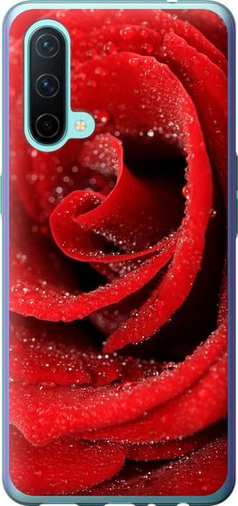 Чехол на OnePlus Nord CE Красная роза "529u-2382-17620"