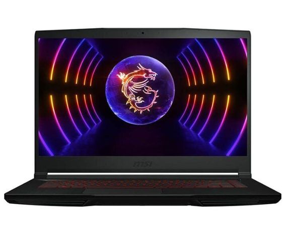 Игровой ноутбук MSI GF63 Thin 12UCX-1071XUA / 15.6" (1920x1080) IPS / Intel Core i5-12450H (8 (12) ядер по 3.3 - 4.4 GHz) / 16 GB DDR4 / 512 GB SSD / nVidia GeForce RTX 2050, 4 GB GDDR6, 64-bit / WebCam б/у | Зображення 1