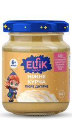 Пюре нежное цыпленок Elfik Magic 90 г х 6 шт