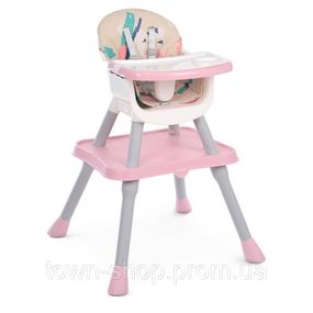 Стульчик для кормления 3 в 1 M 5672-8 розовый