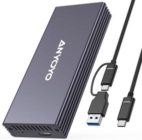 Корпус SSD M.2 NVME, корпус жорсткого диска USB 3.2 Gen2x2 20 Гбіт/с Корпус твердотільного накопичувача USB C