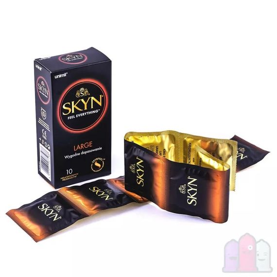 БЕЗЛАТЕКСНІ ПРЕЗЕРВАТИВИ ВЕЛИКОГО РОЗМІРУ SKYN LARGE (ціна за 5 шт) | Зображення 2