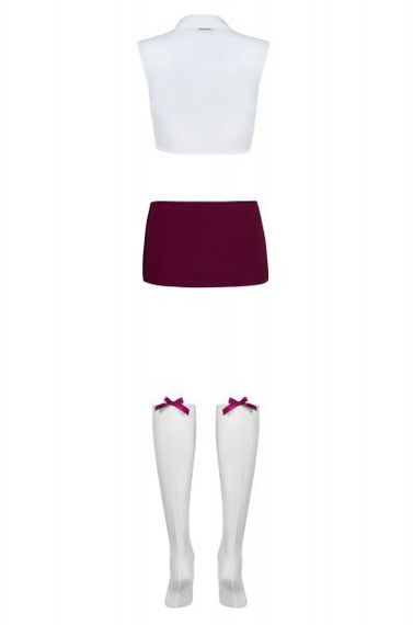 Костюм студентки 4 предмети Obsessive Student 4 pcs costume L/XL | Зображення 4