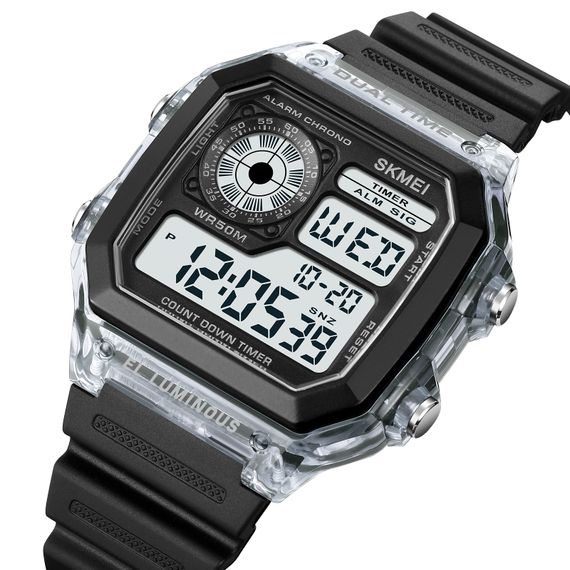 Наручний годинник Skmei 1998WT Write | Зображення 1