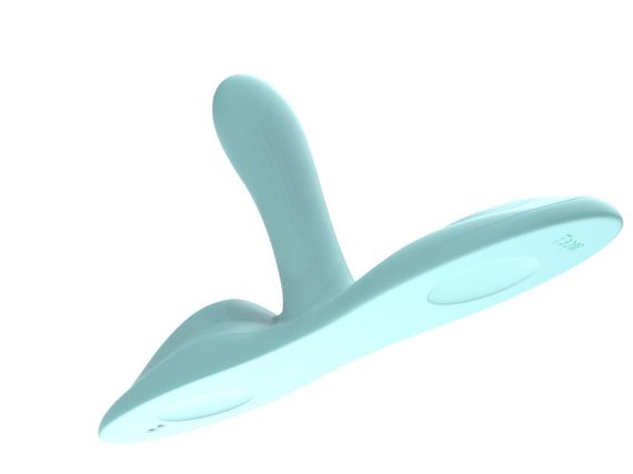 Вібромасажер - Remote Control Thrusting Vibrator Pulse Rider Turquoise Sex Aura | Зображення 4