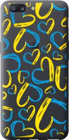 Чехол на OnePlus 5 Сердца UA "5292u-969-17620"
