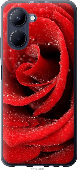 Чехол на Realme C33 Красная роза "529u-2870-17620"