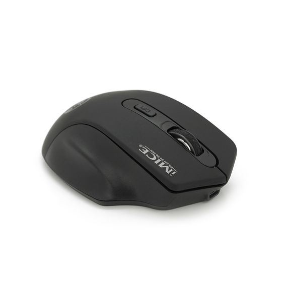 Миша бездротова iMICE G-1800, 4 кнопки, 800/1200/1600 DPI, 2.4Ghz 10м, Windows XP/Vista/Win7/8/10 Mac OS X, Rechargeable, Black, COLOR BOX