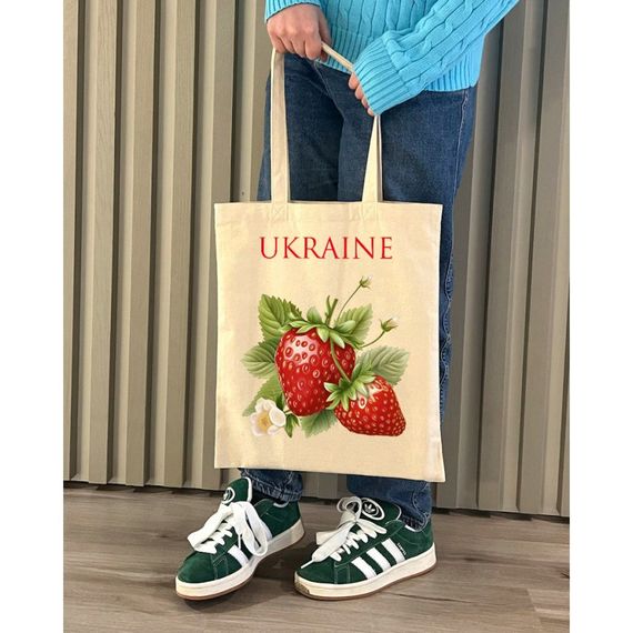 Екошопер BookOpt BK4086 Полуниця. Дивовижні ласощі, даровані природою бежевий | Зображення 4