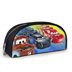 Пенал школьный с принтом Тачки Молния Маккуин 23х10х8 см детский для девочки,мальчика (3932)