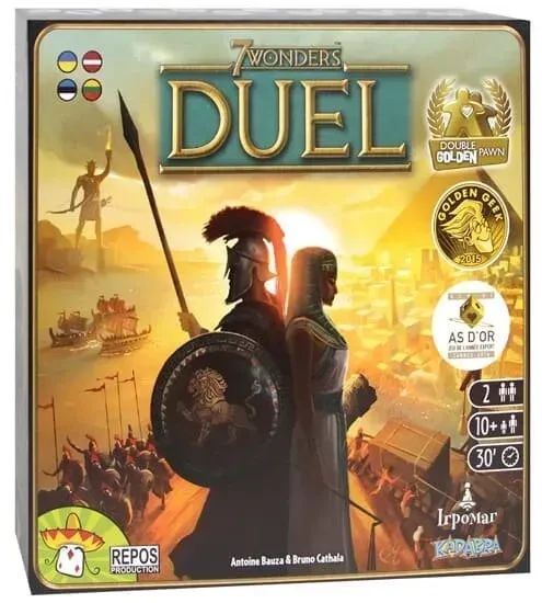 Настольная игра 7 Wonders Duel (7 Чудес Дуэль) (украинское издание)