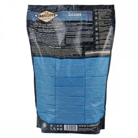 Корм сухий Carnilove Adult Salmon для дорослих собак усіх порід з лососем 1,5 кг | Зображення 3