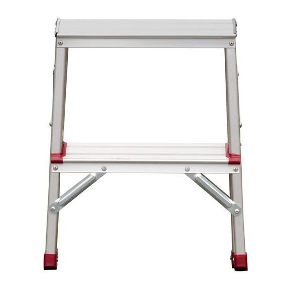 Стрем'янка алюмінієва двостороння, 2 сходинки, висота 0,4 м INTERTOOL LT-1102 | Зображення 3