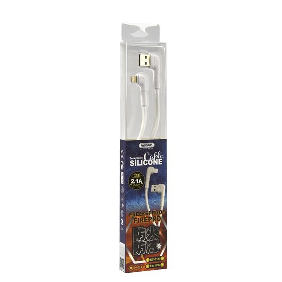 Кабель для зарядки телефона. USB Remax RC-014i Tenky Lightning | Зображення 2