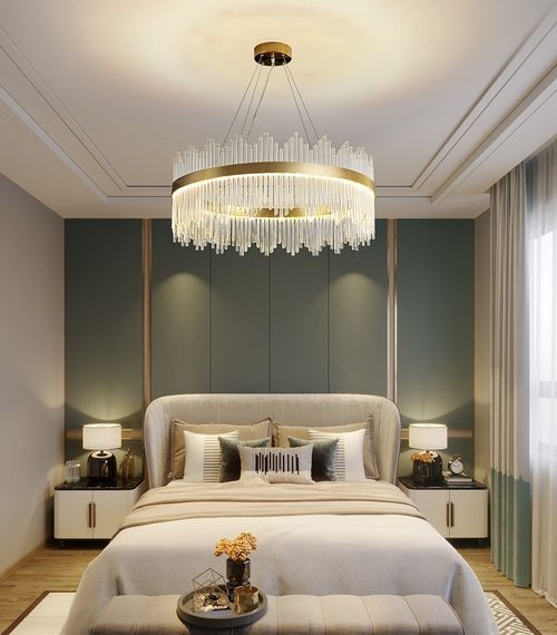 Люстра світлодіодна підвісна LED світильник для квартири на стелю лед 26923 Золото 50-180х60х60 см. | Зображення 4