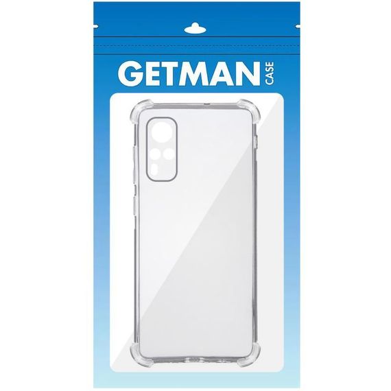 TPU чохол GETMAN Ease logo посилені кути Full Camera для Vivo Y51a Безбарвний (прозорий) | Зображення 1