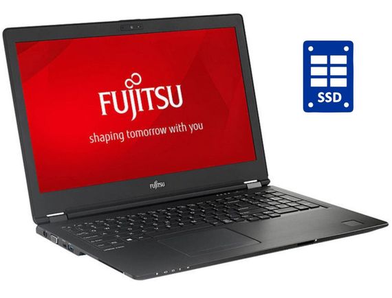 Ноутбук Fujitsu LifeBook E449 / 14" (1920x1080) IPS / Intel Core i3-8130U (2 (4) ядра по 2.2 - 3.4 GHz) / 16 GB DDR4 / 240 GB SSD / Intel UHD Graphics 620 / WebCam / LTE б/у