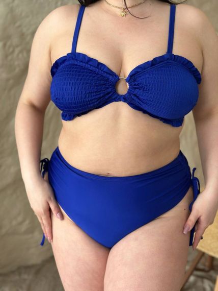 Роздільний синій купальник PLUS SIZE | Зображення 5