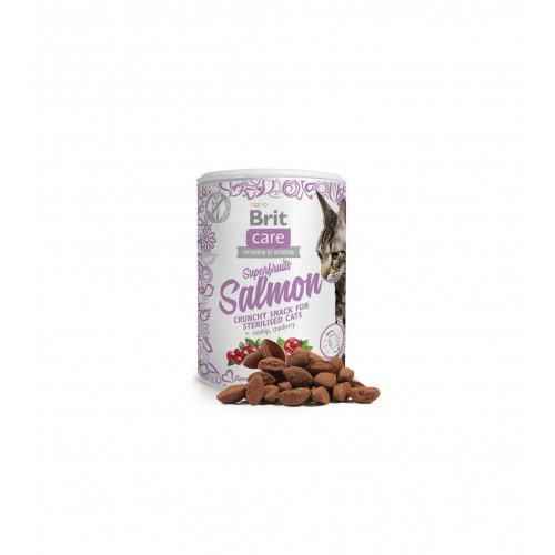 Лакомства для кошек Brit Care Cat Snack Superfruits Salmon, лосось, 100 г | Зображення 1