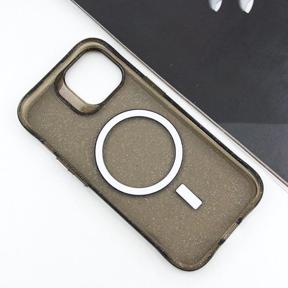 Чохол TPU Radiance with MagSafe для Apple iPhone 15 (6.1") Black | Зображення 3