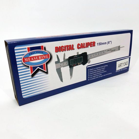 Електронний цифровий Штангенциркуль Digital Caliper 0-150 мм з LCD дисплеєм у кейсі IN-993 мікрометр електронний | Зображення 8