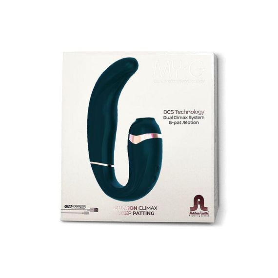 Пульсатор із вакуумною стимуляцією клітора Adrien Lastic My G (Teal) | Зображення 6