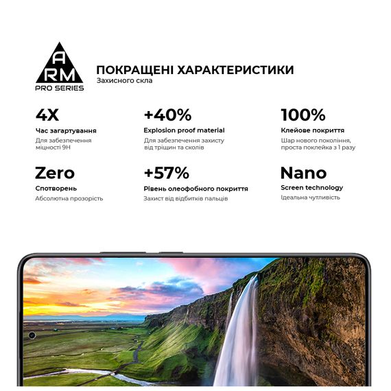 Скло захисне Armorstandart Pro Xiaomi Redmi Note 14 5G Black (ARM83175) | Зображення 4