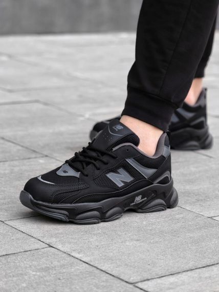Кросівки New Balance замш/шкіра/3D сітка колір чорний | Зображення 1