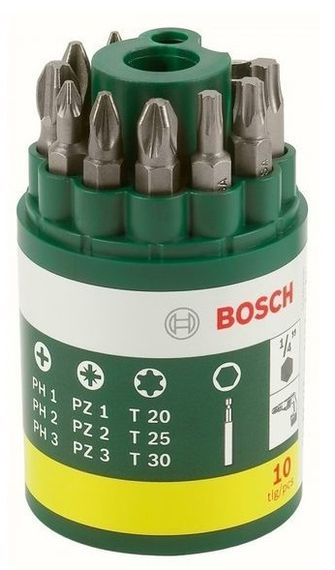 Набор бит Bosch 9 шт с держателем (2.607.019.452) | Зображення 1