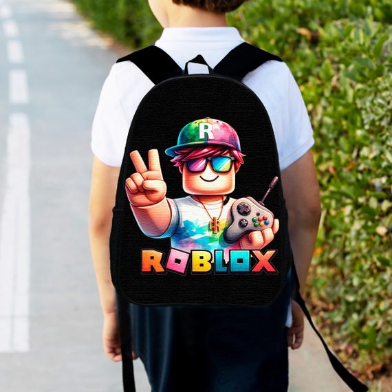 Рюкзак дитячий Роблокс 34х27 см ранець Roblox міський c принтом для хлопчика (00501)